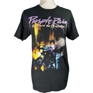 PRINCE OFFICIAL PAISLEY PARK PURPLE RAIN BAND CONCERT MUSIC T-SHIRT Small 34/36